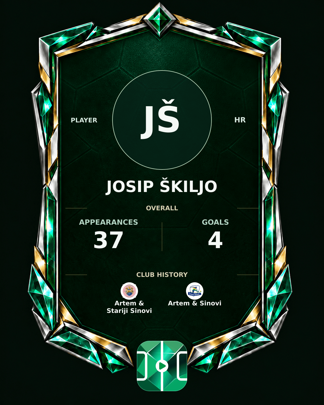 Josip Škiljo's PLAYGRND profile graphic