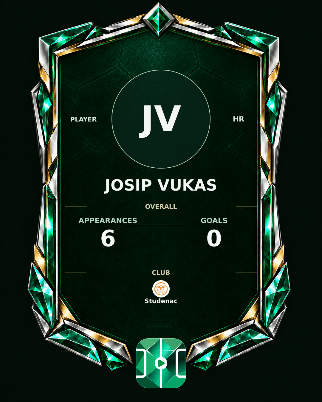 Josip Vukas's PLAYGRND profile graphic