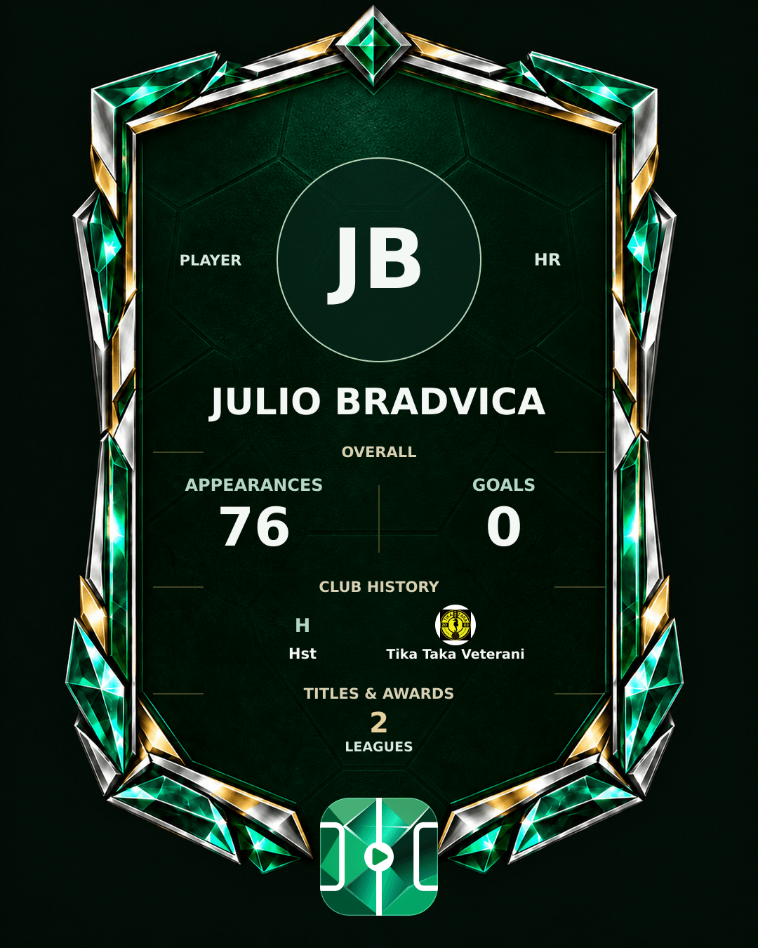 Julio Bradvica's PLAYGRND profile graphic