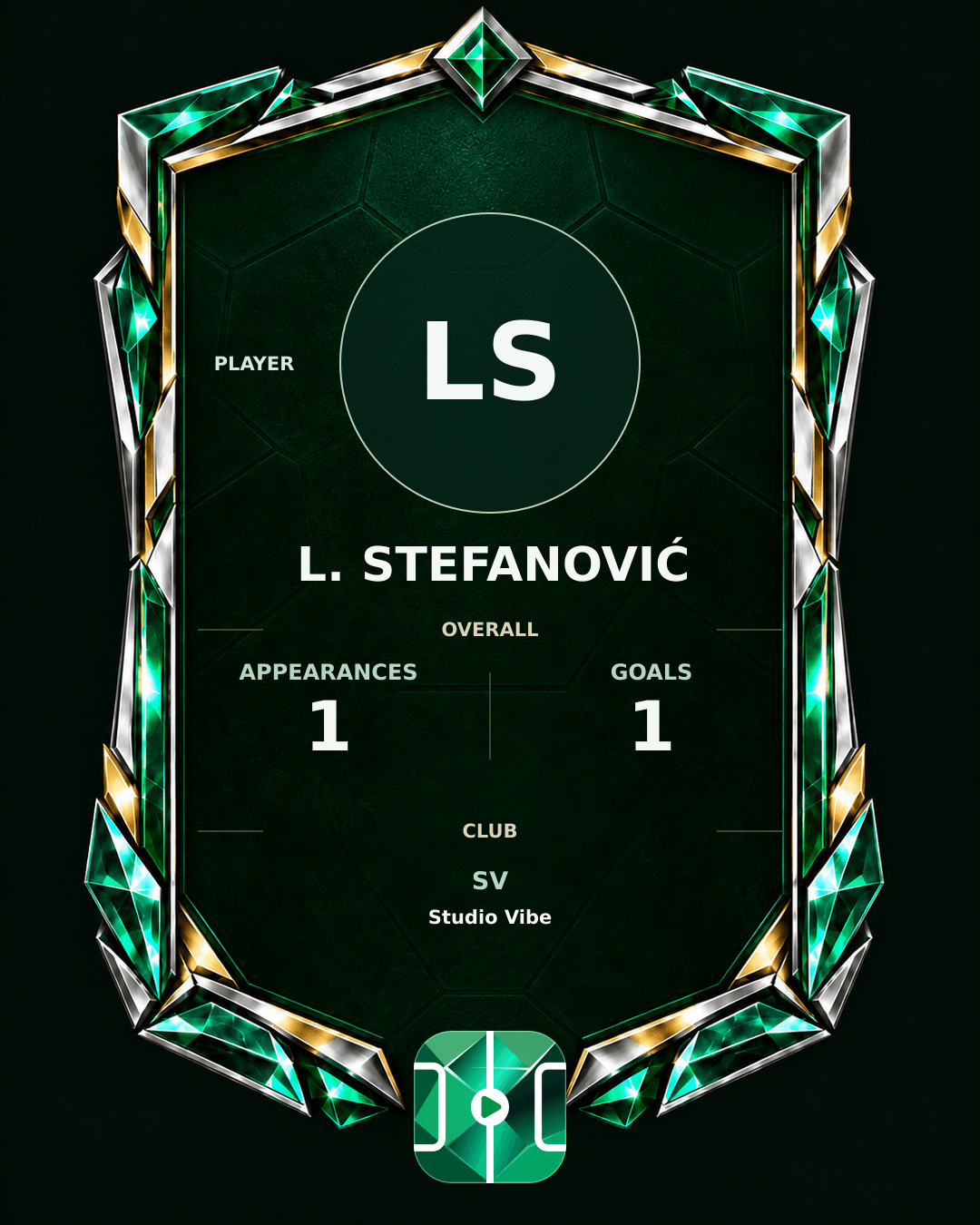 L. Stefanović's PLAYGRND profile graphic
