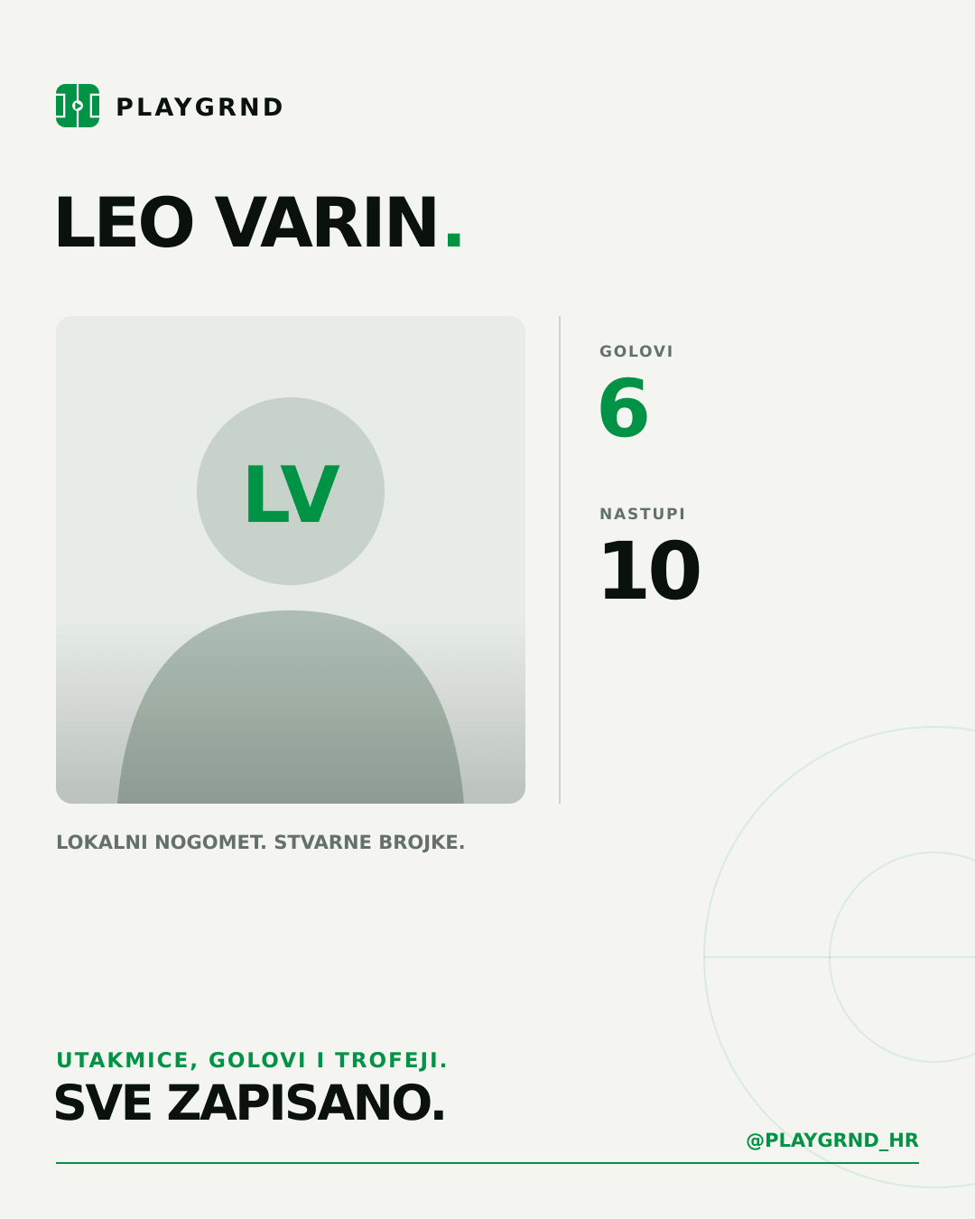 PLAYGRND grafika profila Leo Varin