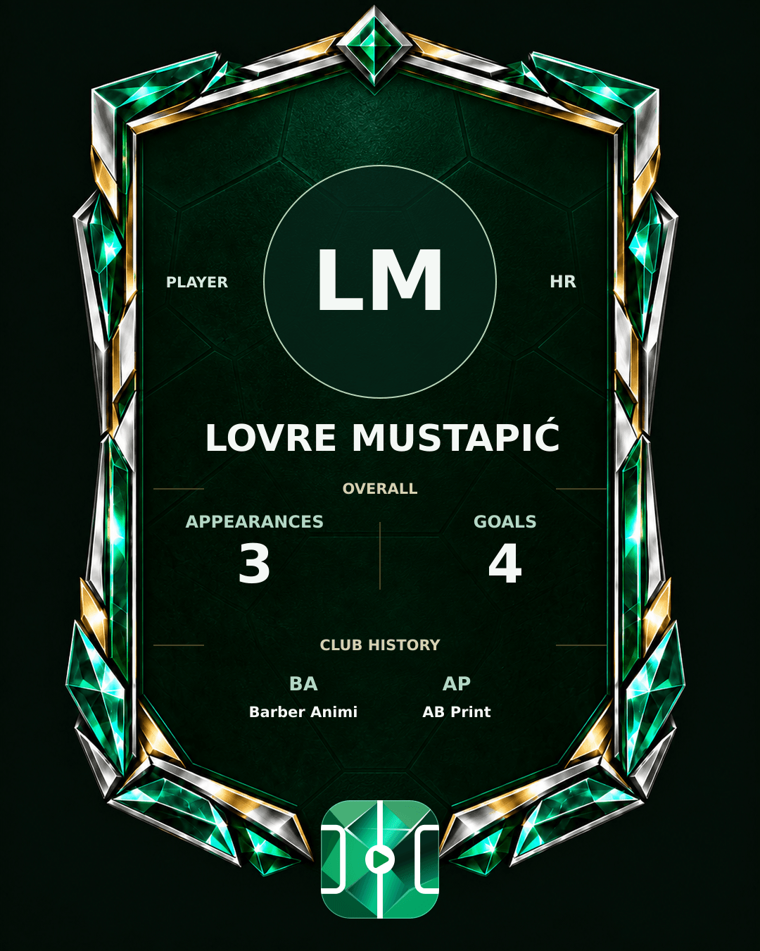 Lovre Mustapić's PLAYGRND profile graphic