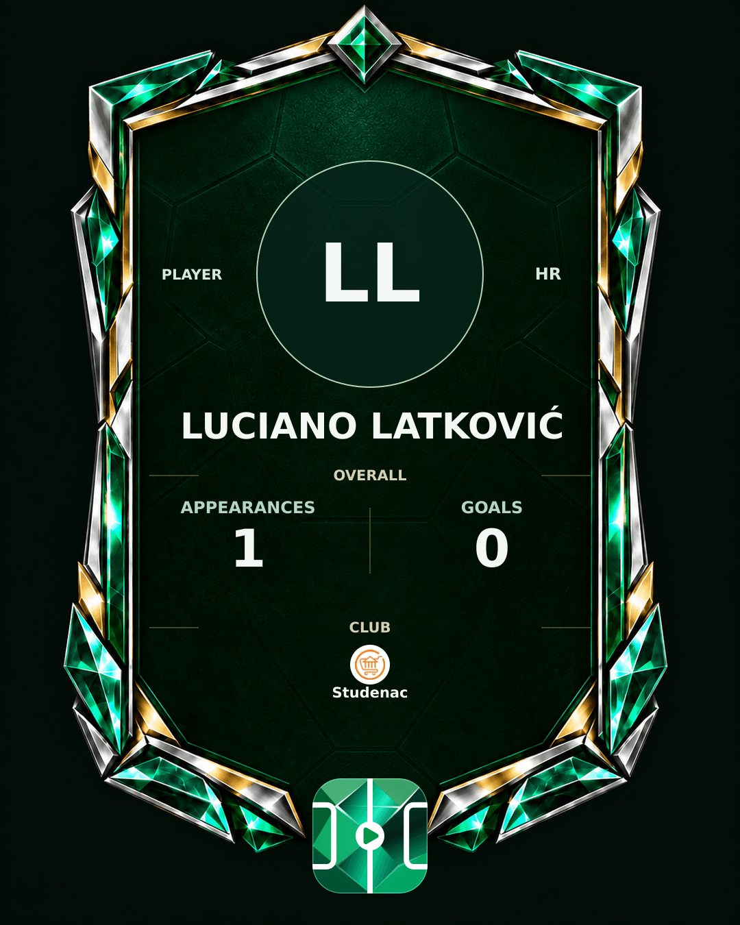 Luciano Latković's PLAYGRND profile graphic