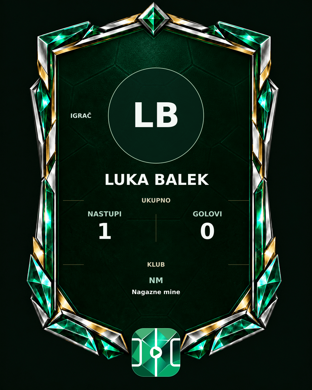 PLAYGRND grafika profila Luka Balek