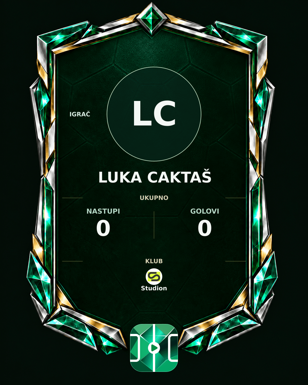 PLAYGRND grafika profila Luka Caktaš