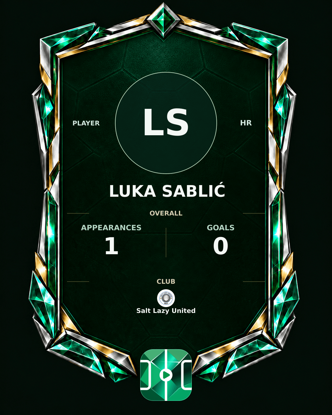 Luka Sablić's PLAYGRND profile graphic