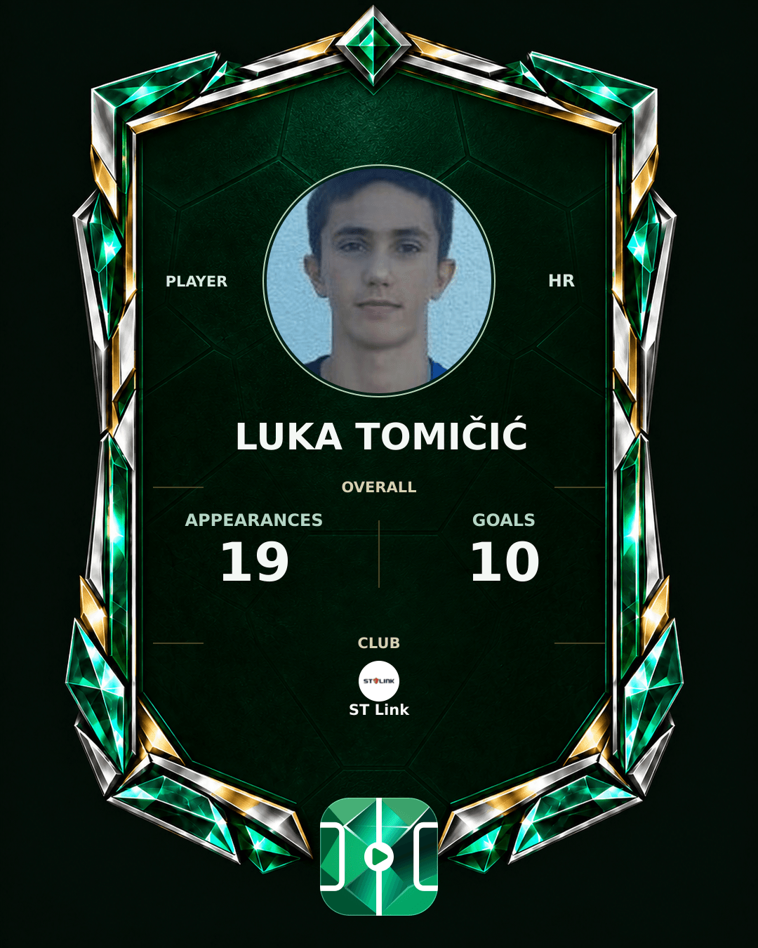 Luka Tomičić's PLAYGRND profile graphic