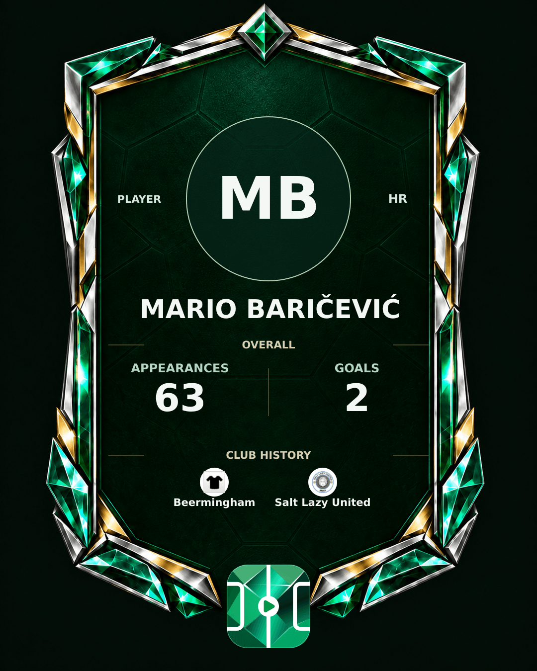 Mario Baričević's PLAYGRND profile graphic