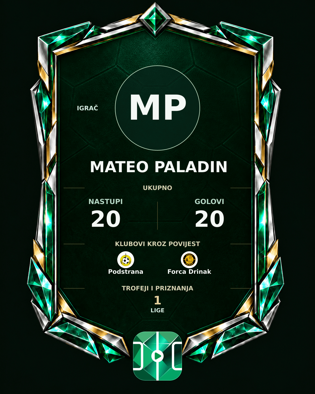 PLAYGRND grafika profila Mateo Paladin