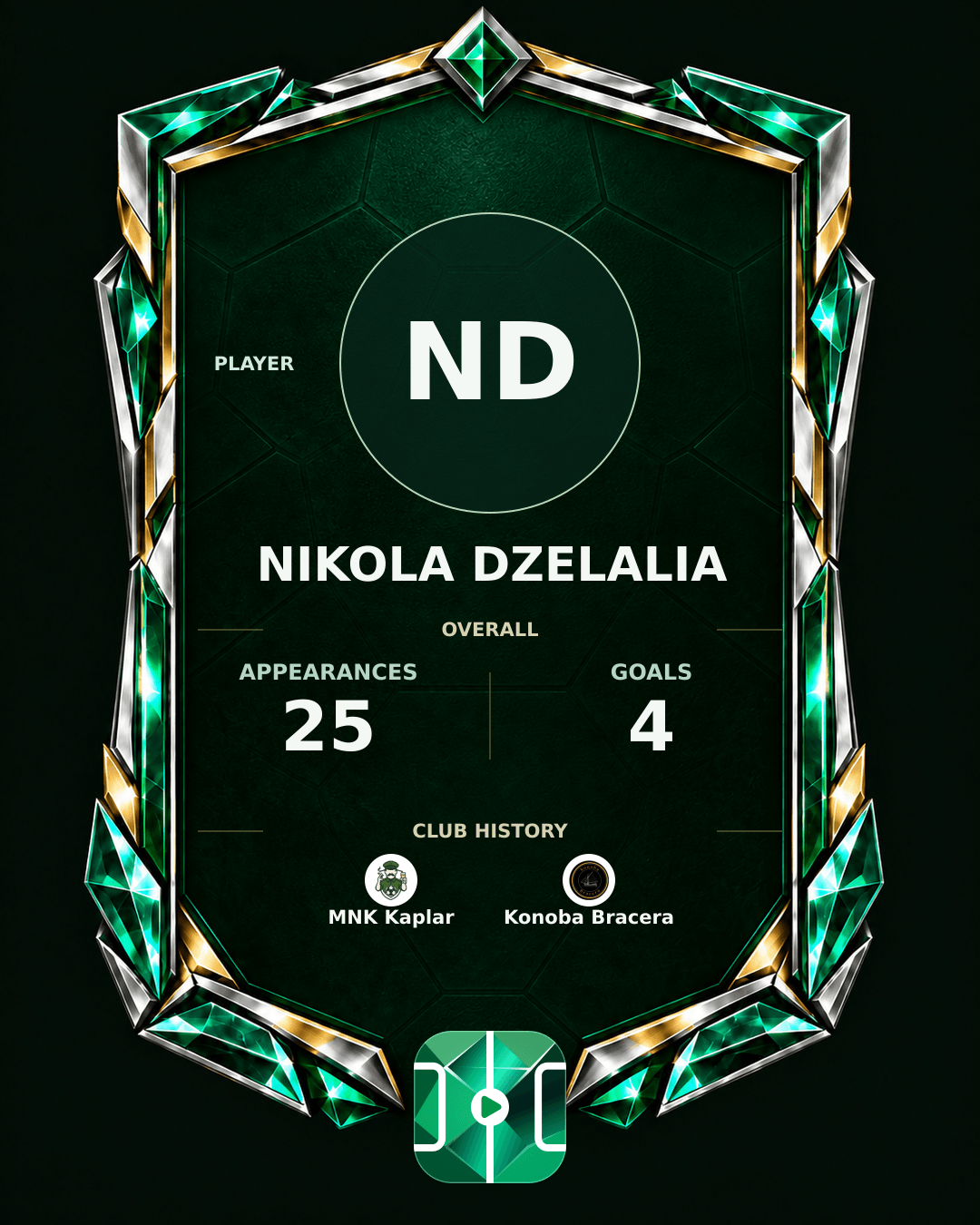 Nikola Dzelalia's PLAYGRND profile graphic