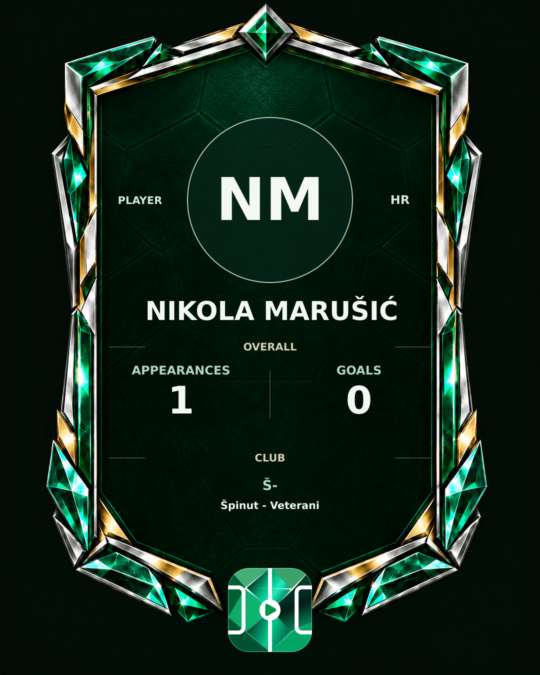 Nikola Marušić's PLAYGRND profile graphic