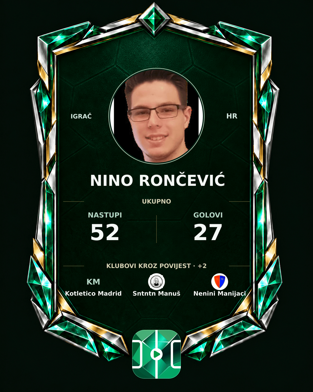 PLAYGRND grafika profila Nino Rončević