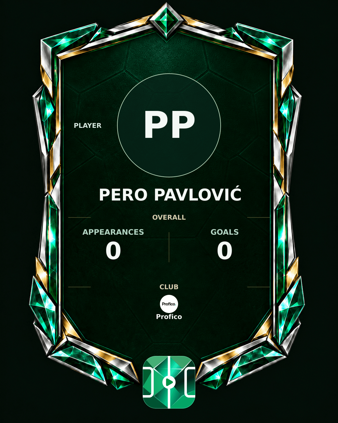 Pero Pavlović's PLAYGRND profile graphic