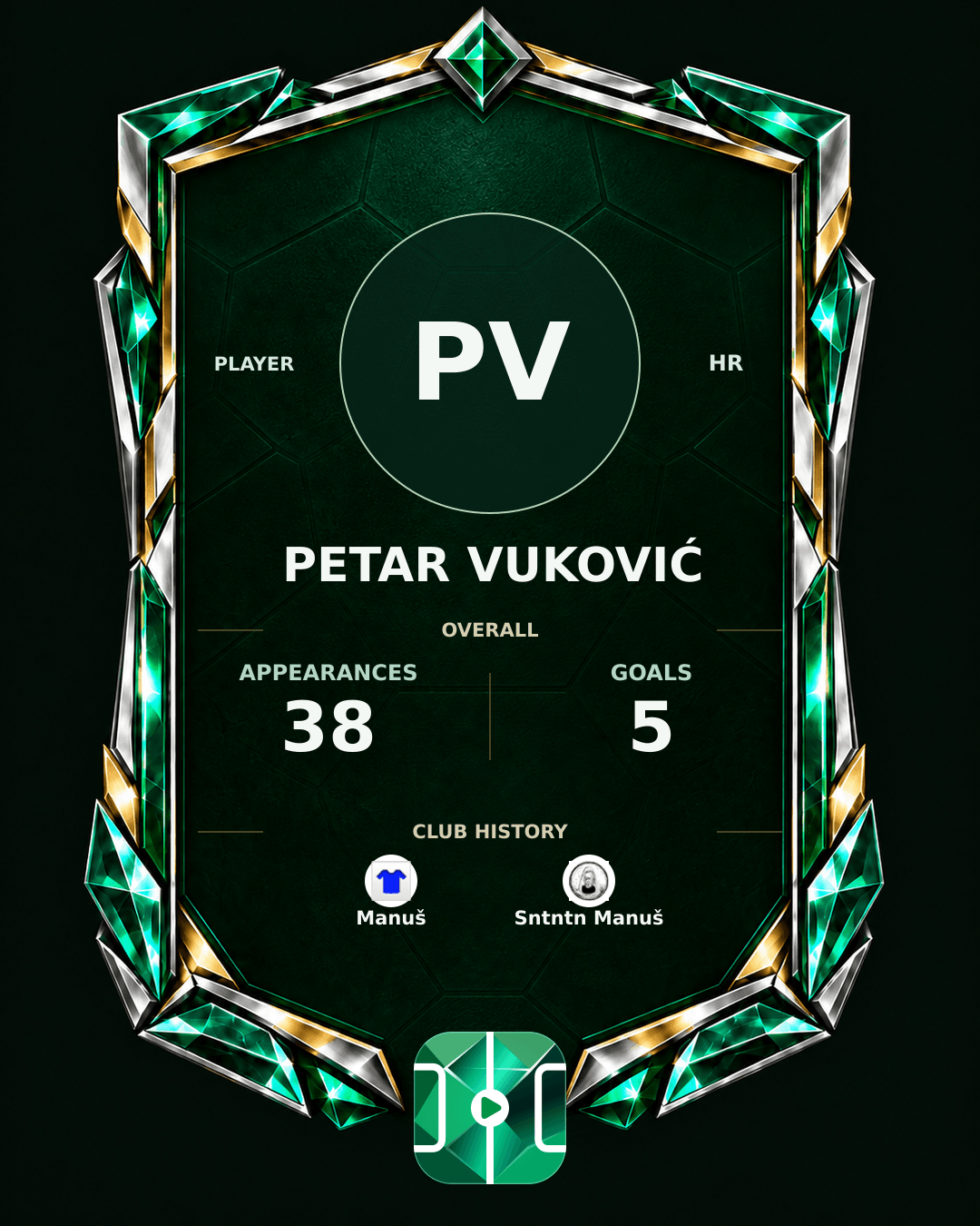 Petar Vuković's PLAYGRND profile graphic