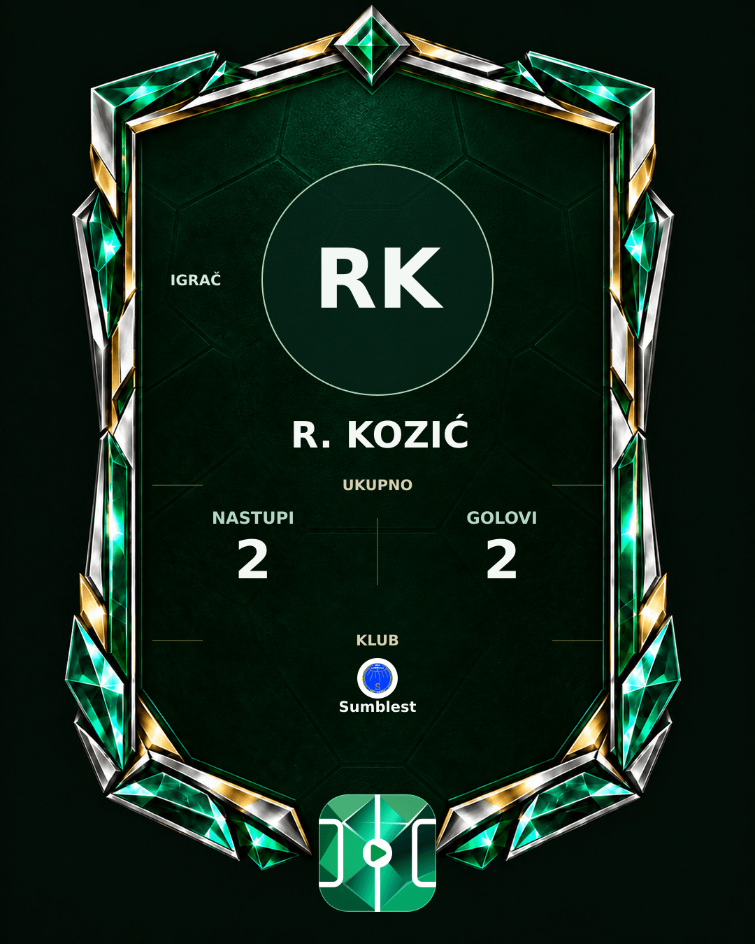 PLAYGRND grafika profila R. Kozić