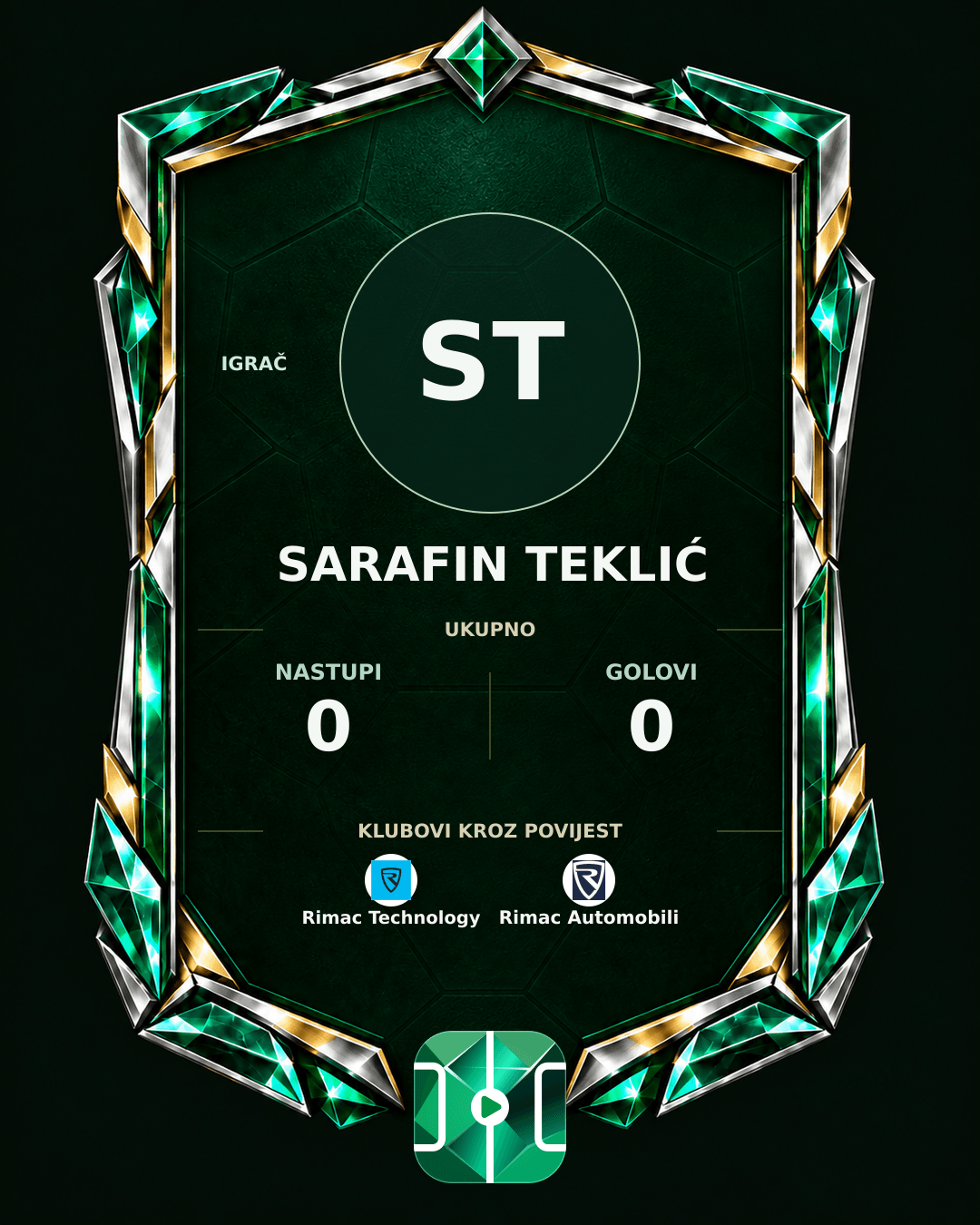 PLAYGRND grafika profila Sarafin Teklić