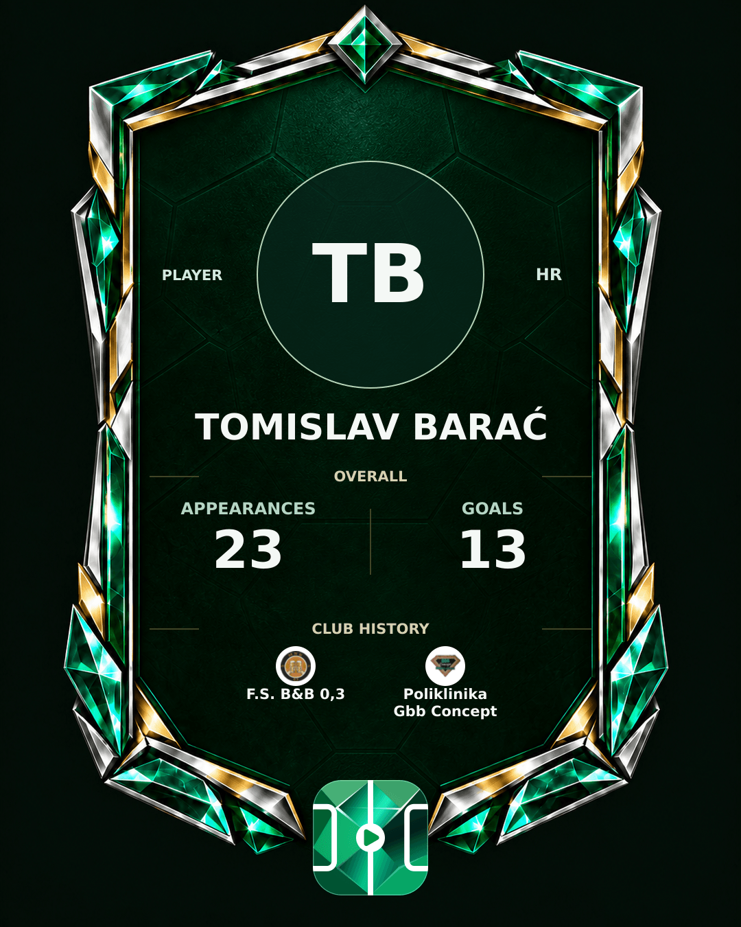 Tomislav Barać's PLAYGRND profile graphic