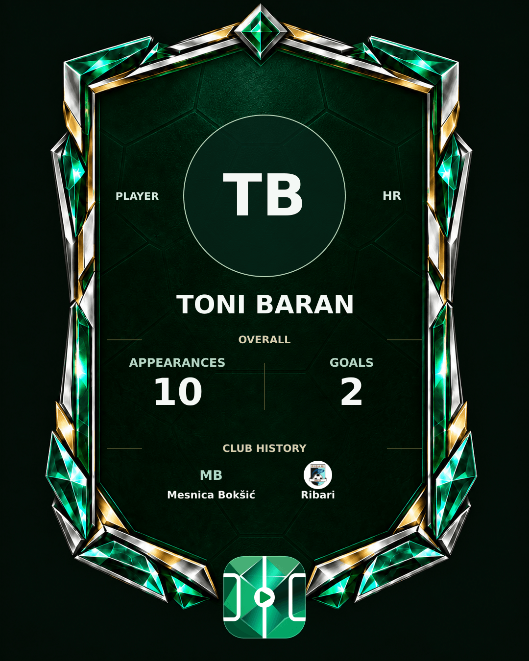 Toni Baran's PLAYGRND profile graphic