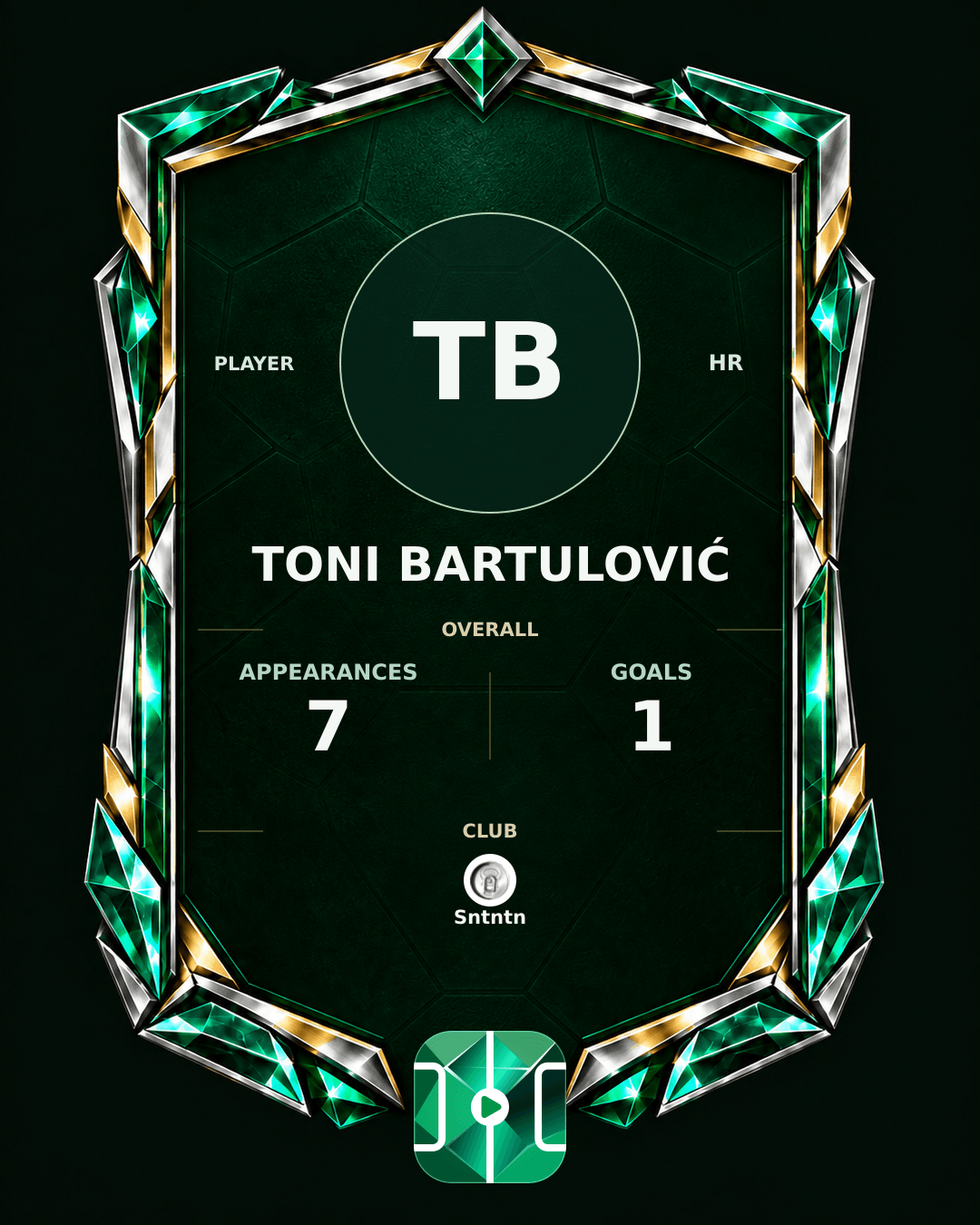 Toni Bartulović's PLAYGRND profile graphic