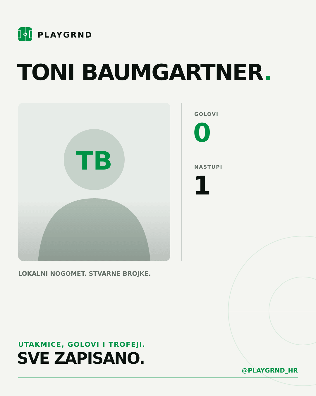 PLAYGRND grafika profila Toni Baumgartner