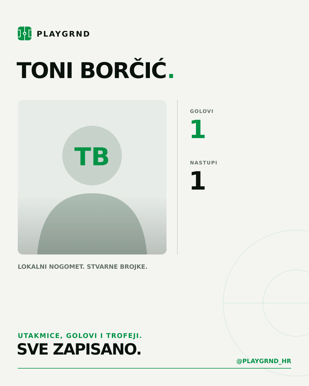 PLAYGRND grafika profila Toni Borčić
