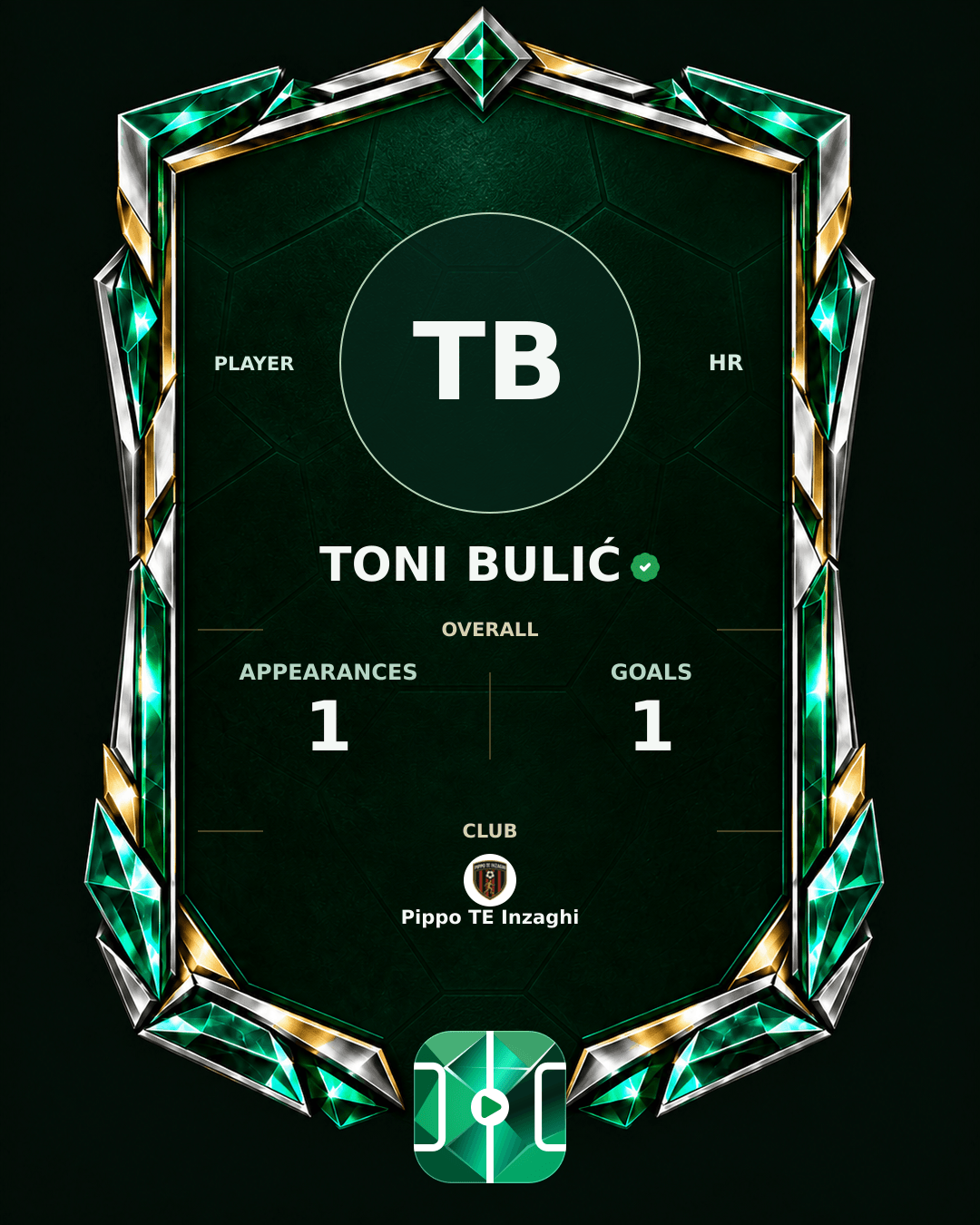 Toni Bulić's PLAYGRND profile graphic