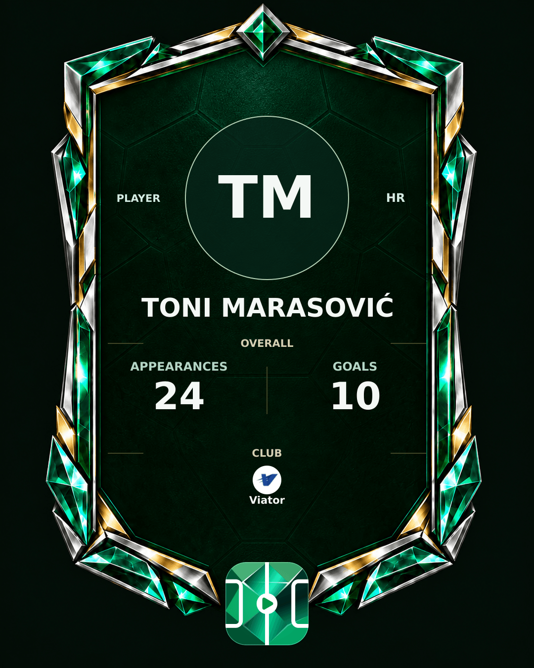 Toni Marasović's PLAYGRND profile graphic