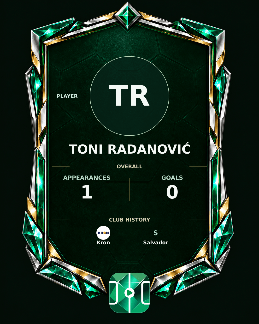 Toni Radanović's PLAYGRND profile graphic