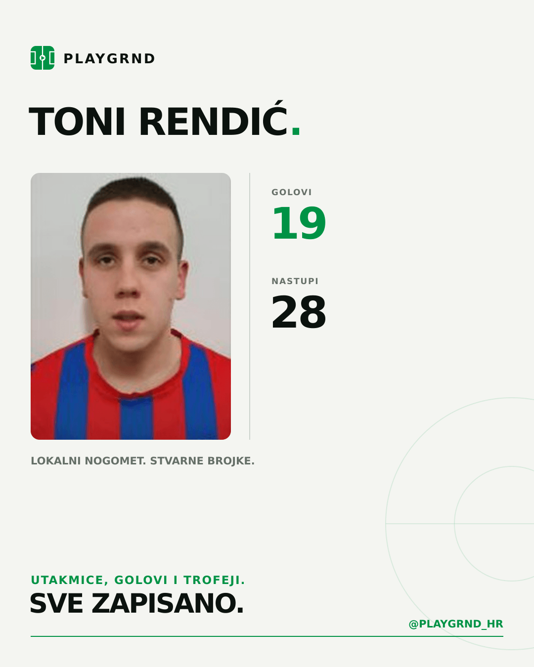 PLAYGRND grafika profila Toni Rendić