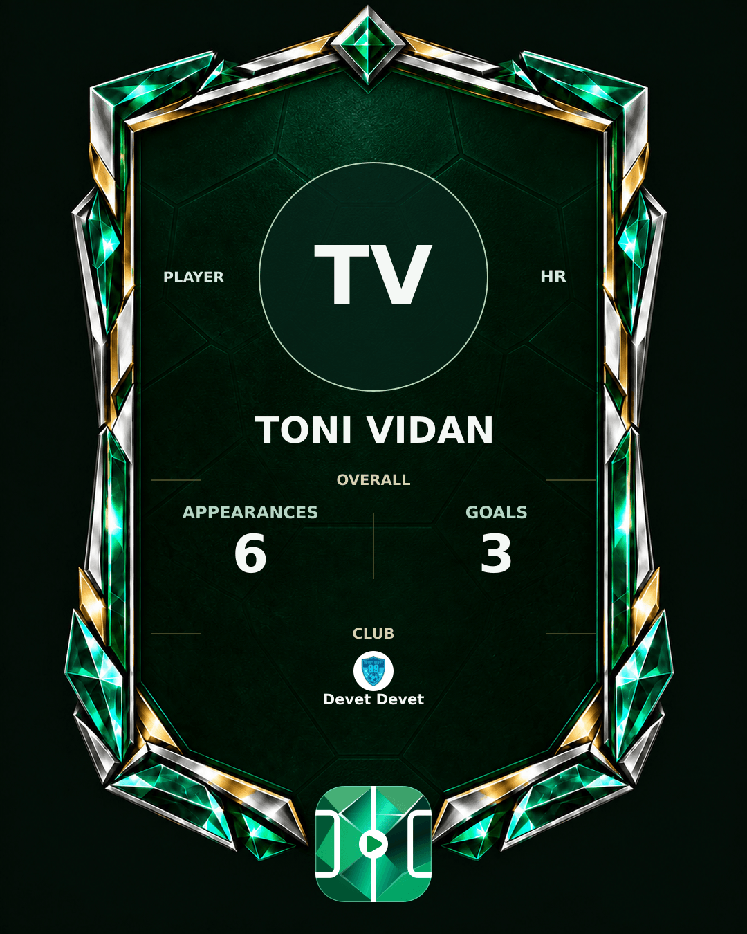 Toni Vidan's PLAYGRND profile graphic