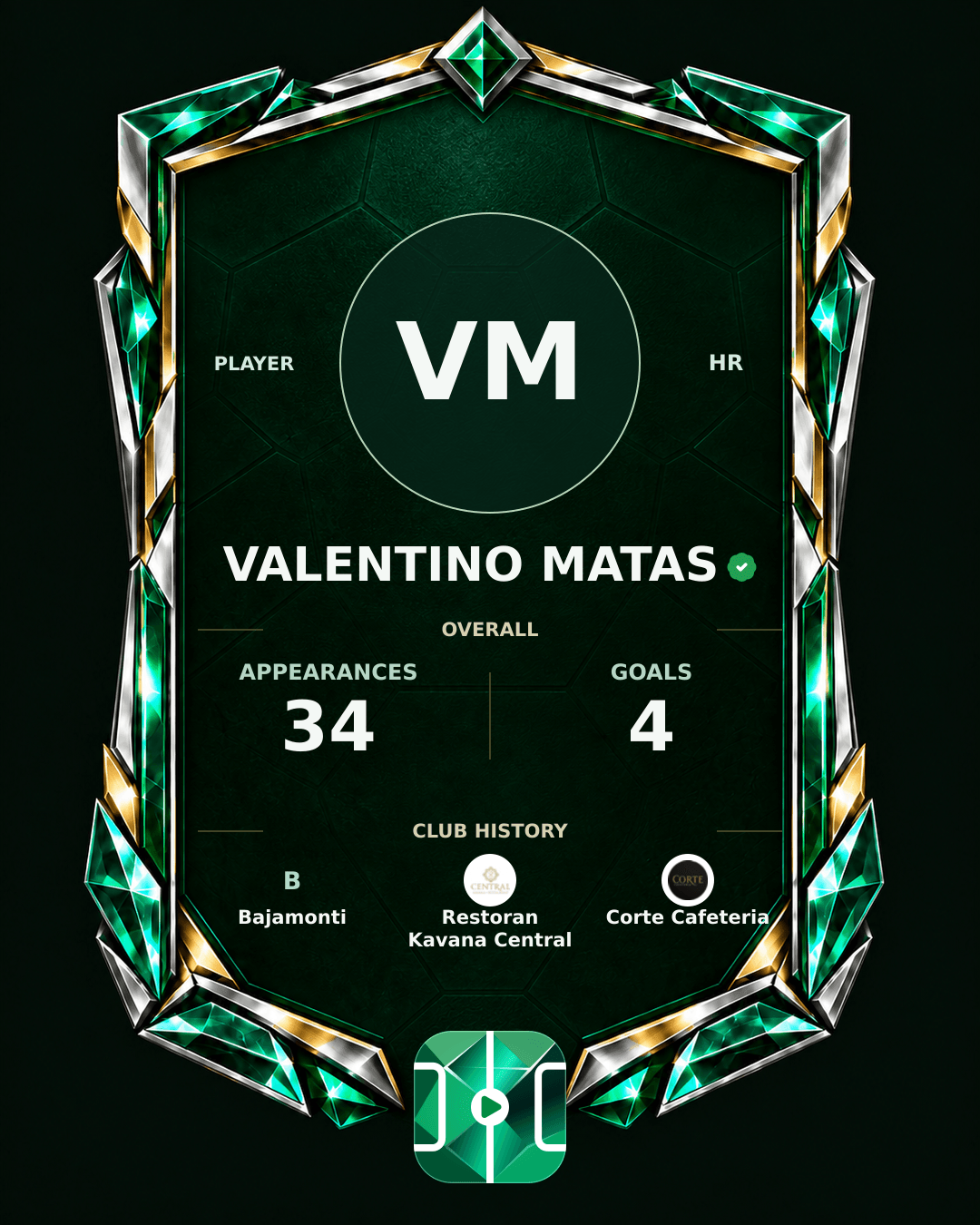 Valentino Matas's PLAYGRND profile graphic