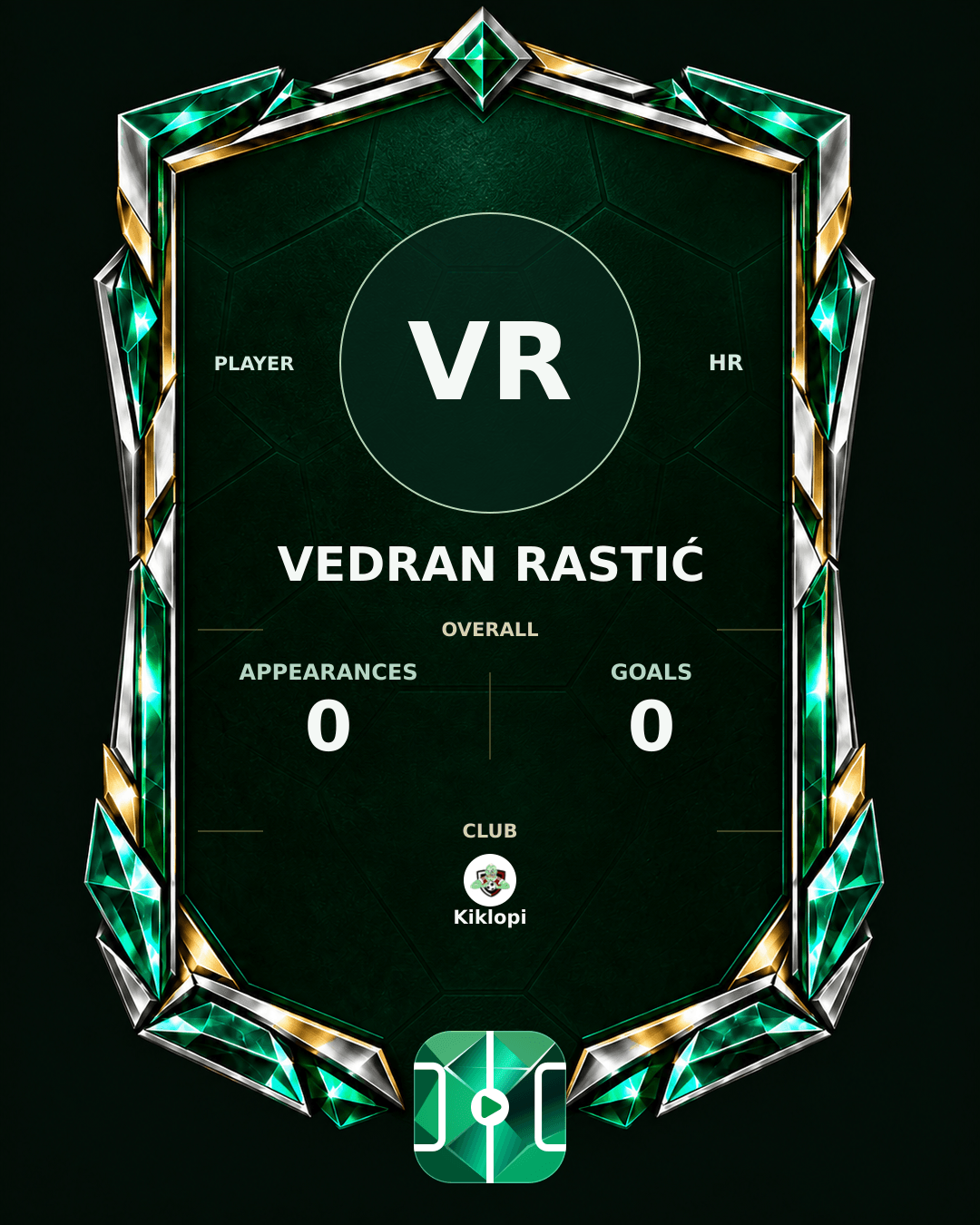 Vedran Rastić's PLAYGRND profile graphic