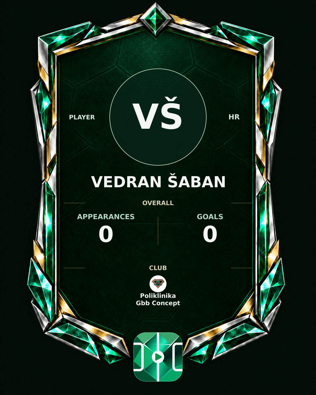 Vedran Šaban's PLAYGRND profile graphic