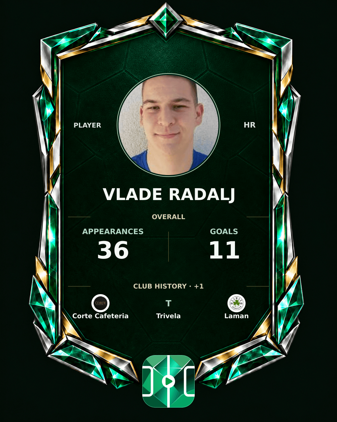 Vlade Radalj's PLAYGRND profile graphic