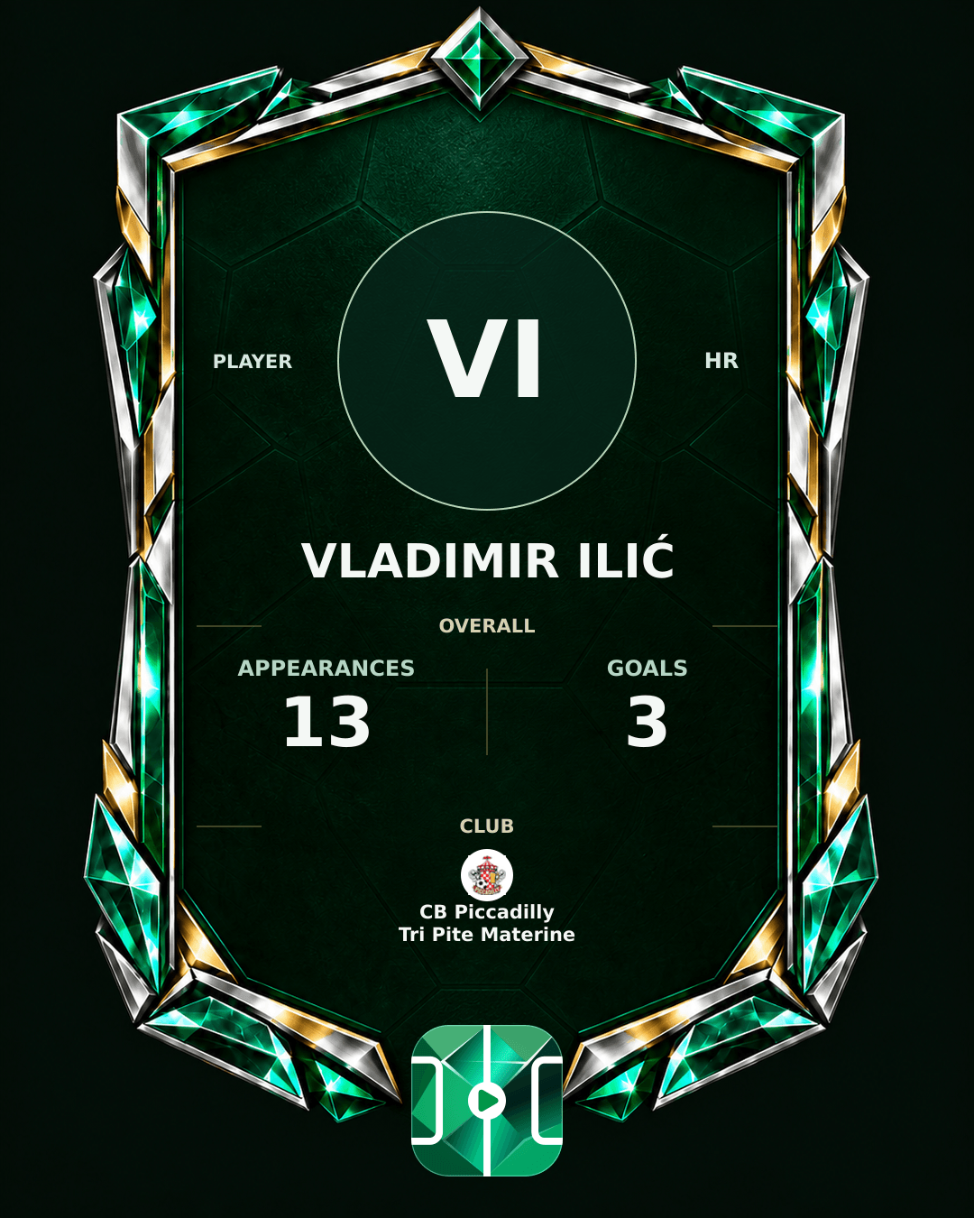 Vladimir Ilić's PLAYGRND profile graphic