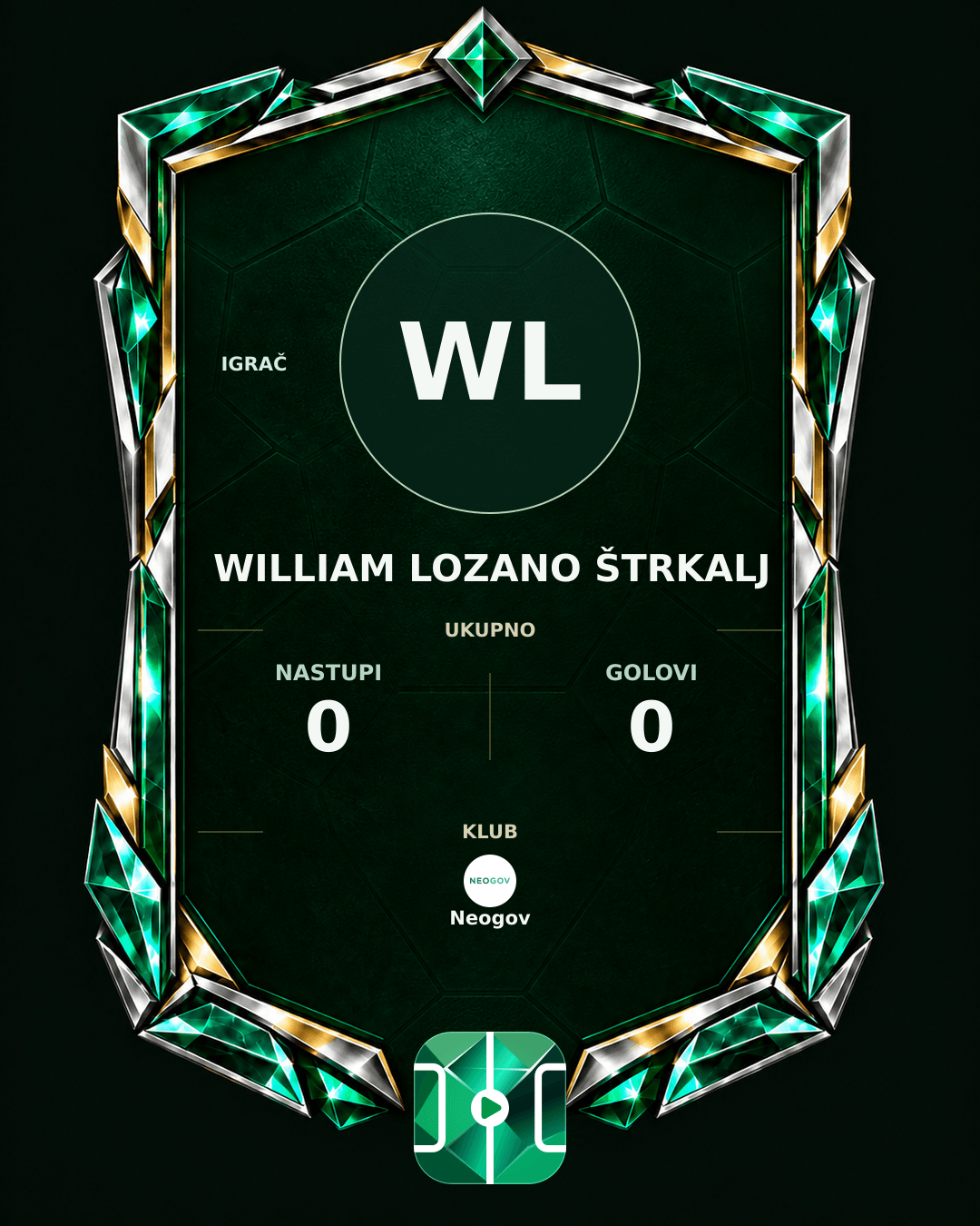 PLAYGRND grafika profila William Lozano Štrkalj