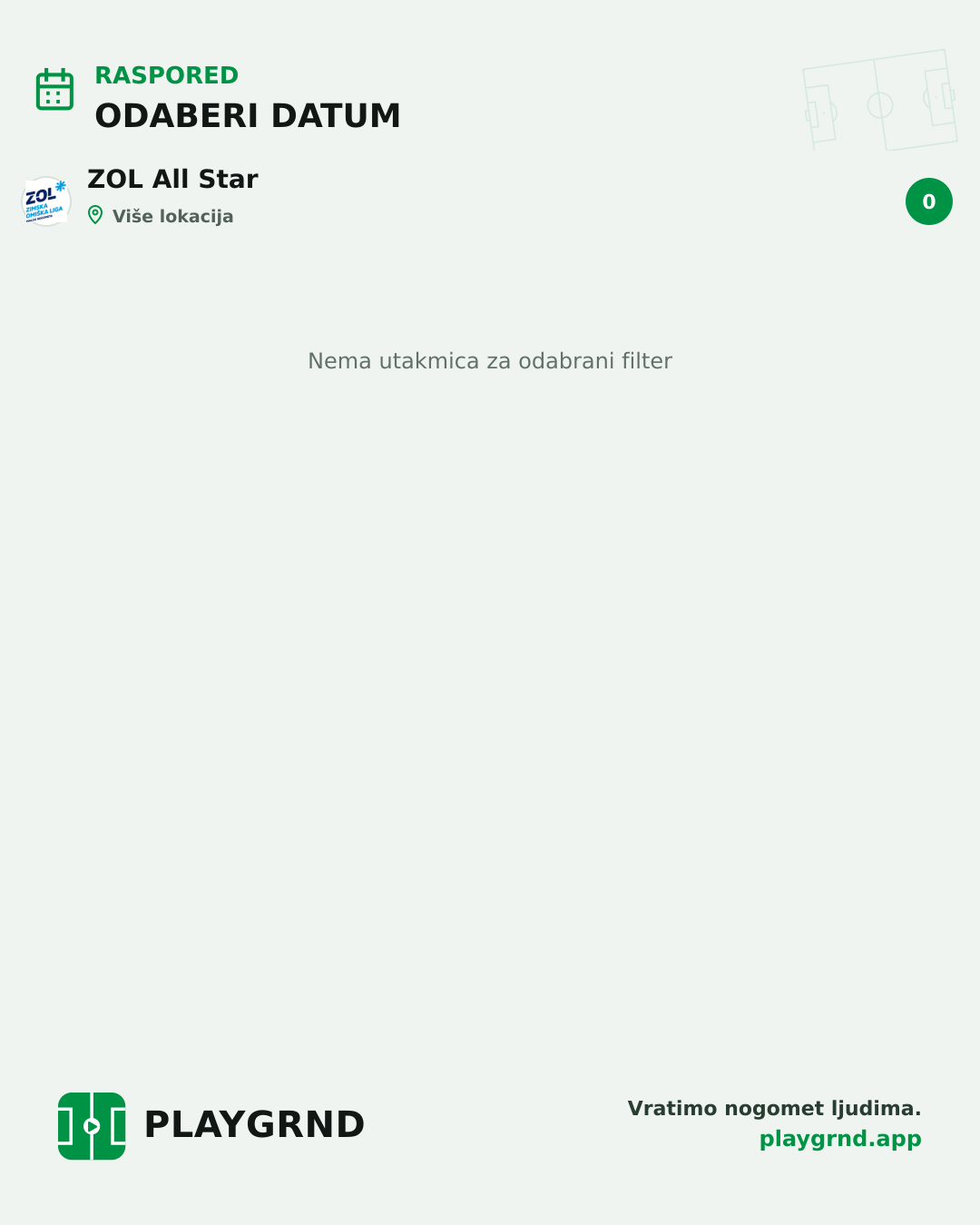 Raspored: ZOL All Star
