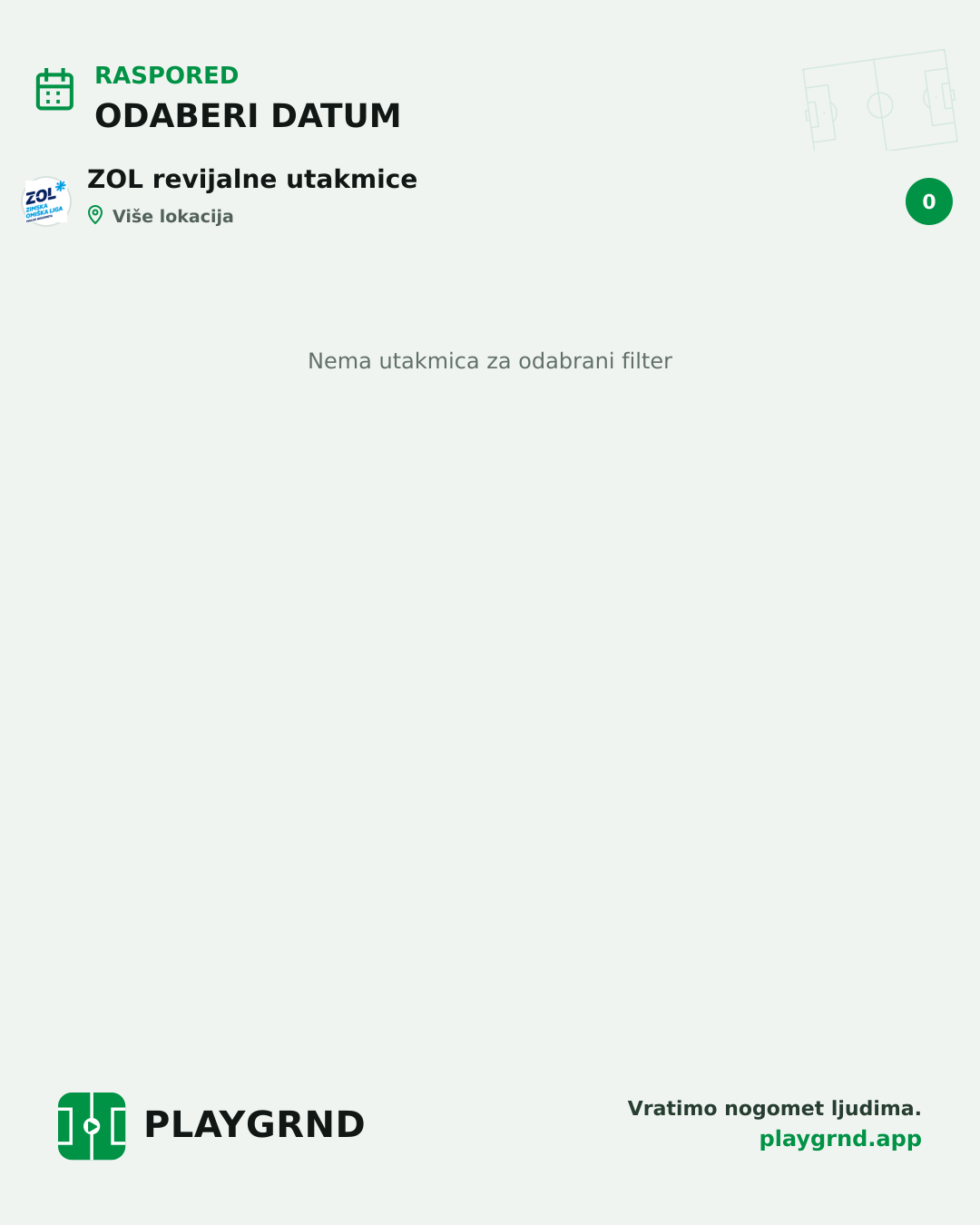 Raspored: ZOL revijalne utakmice