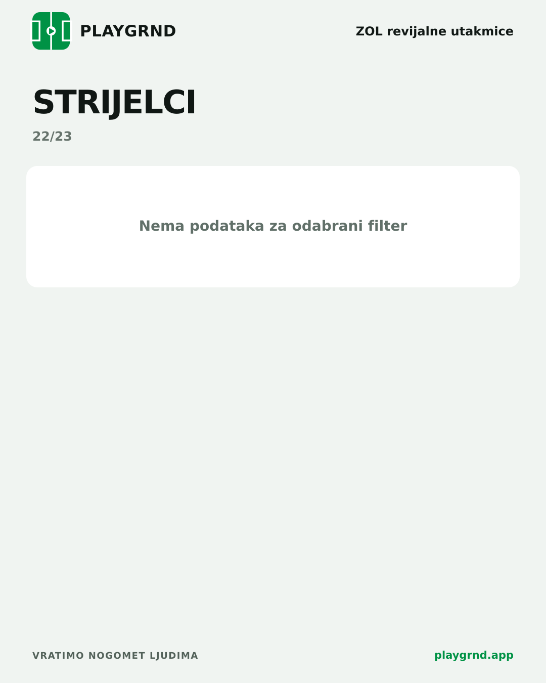 Strijelci: ZOL revijalne utakmice