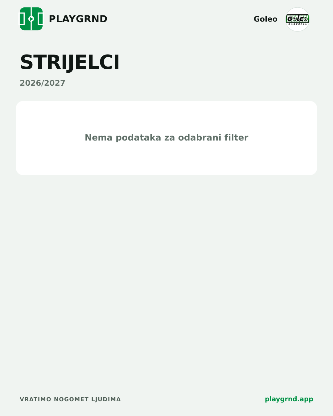 Strijelci: Goleo